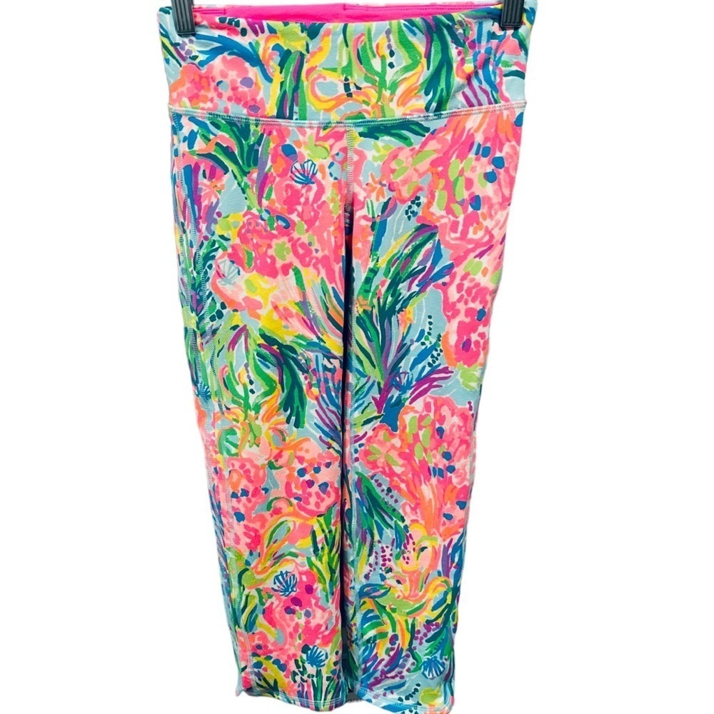 Lilly Pulitzer UPF 50+ Luxletic 21" Weekender Crop Legging XS Style 25219